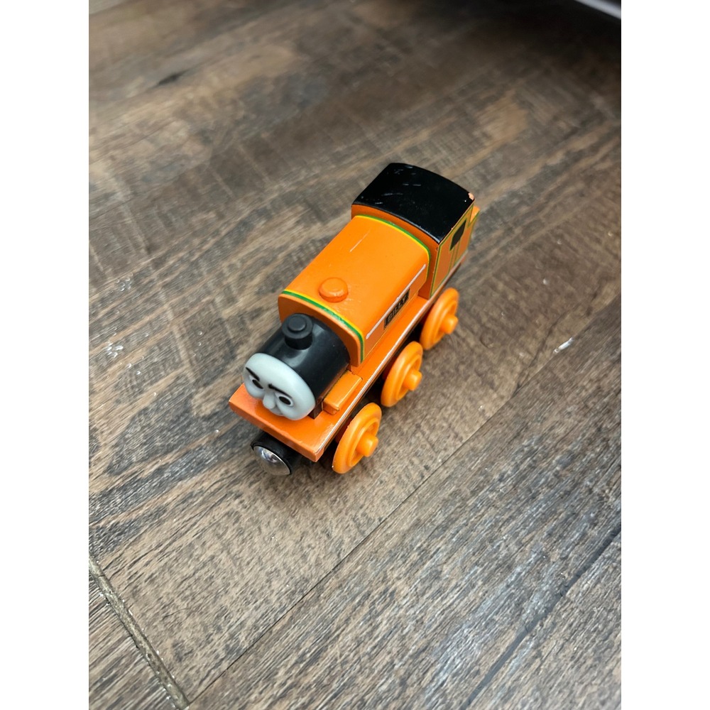 Thomas & Friends Wooden Railway Billy Orange Engine Learning Curve 2008 RARE